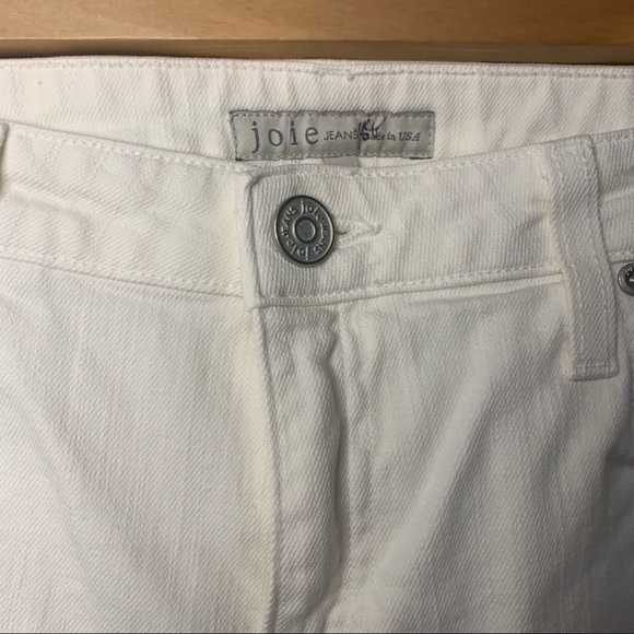 Joie | crop flare jeans in porcelain (30) like new - Picture 7 of 12